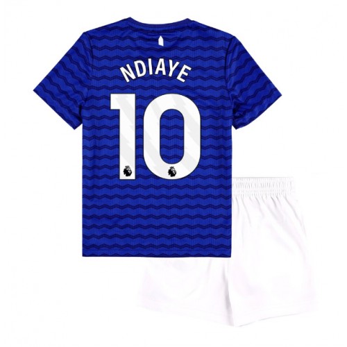 Stroje piłkarskie Everton Iliman Ndiaye #10 Koszulka Podstawowej dla dzieci 2025-26 Krótki Rękaw (+ szorty)